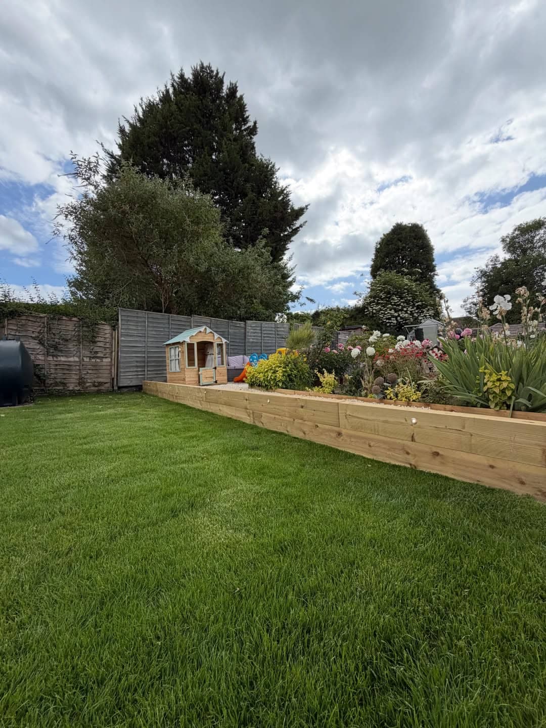 Garden Makeover With Porcelain Patio & Turf after photo 8