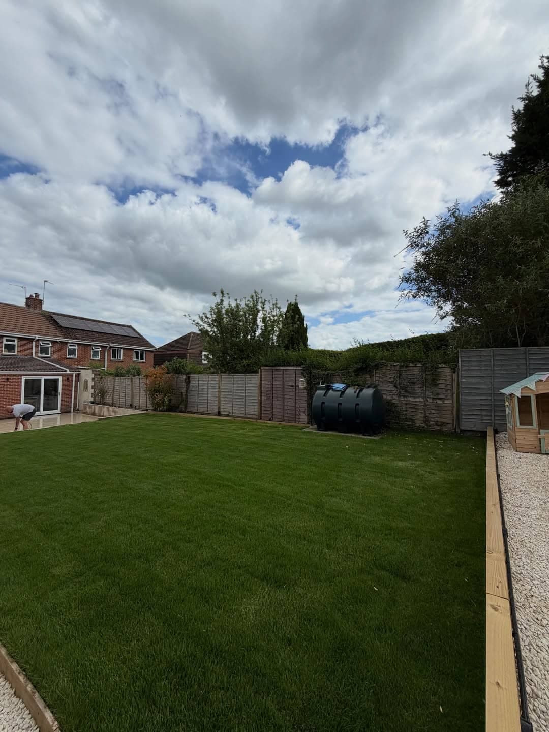 Garden Makeover With Porcelain Patio & Turf after photo 9