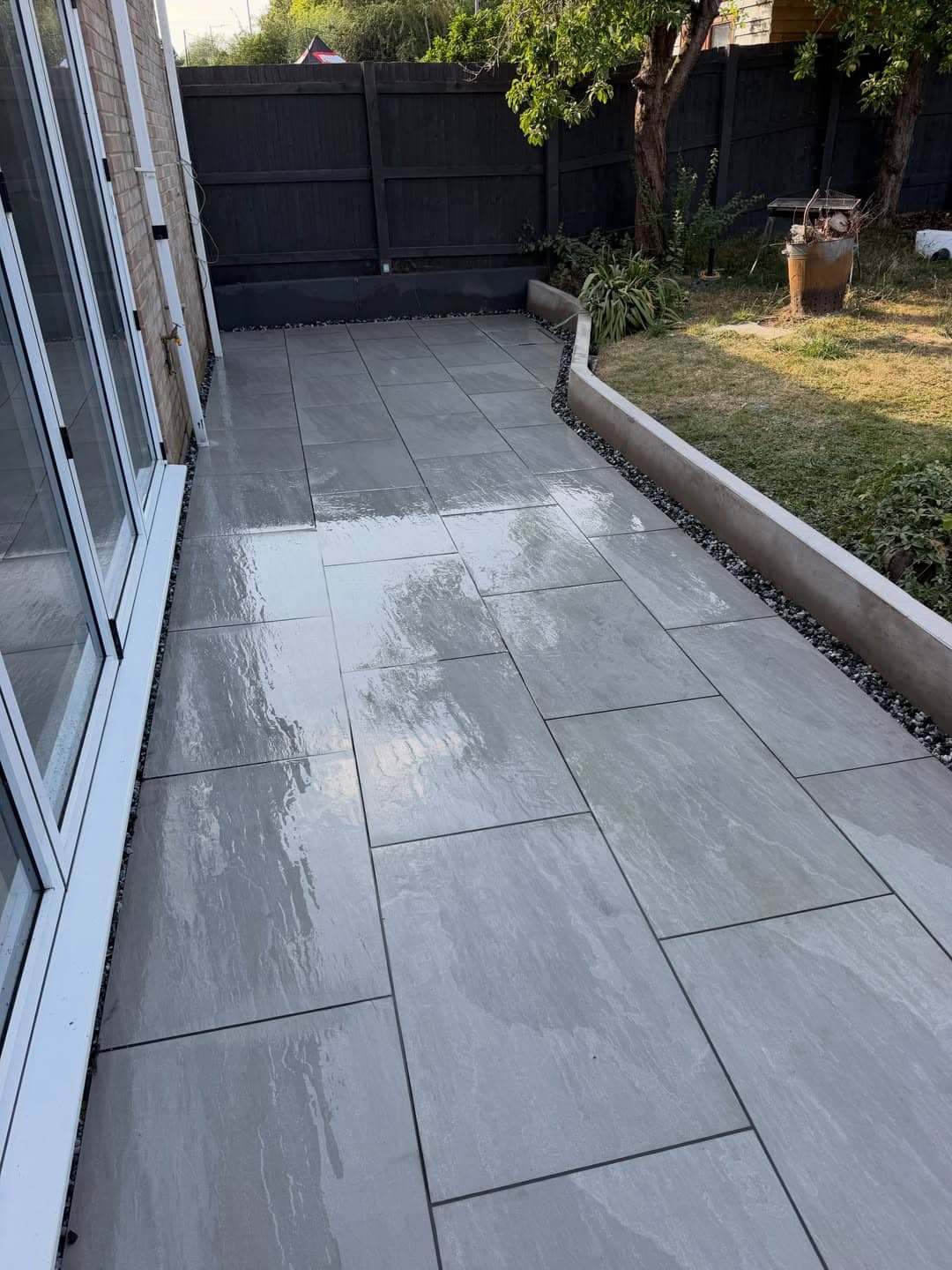 Kandla Grey Porcelain Patio after photo 5