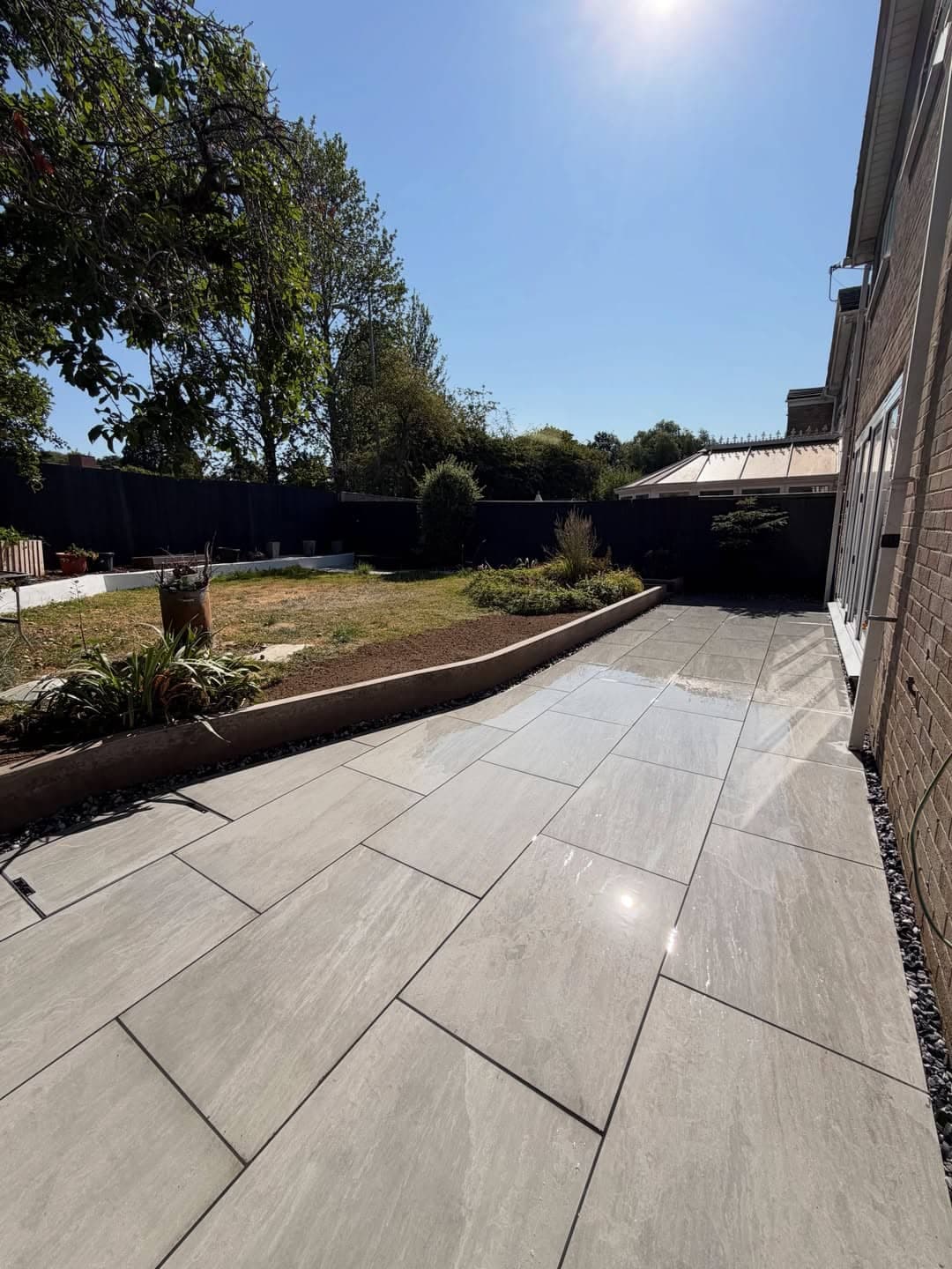 Kandla Grey Porcelain Patio after photo 6