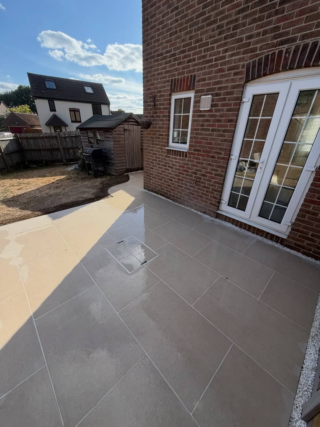 Urban Beige Porcelain Patio & Fencing